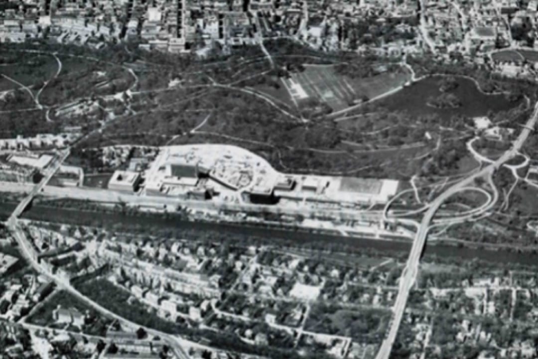 Tucherpark under construction 1973