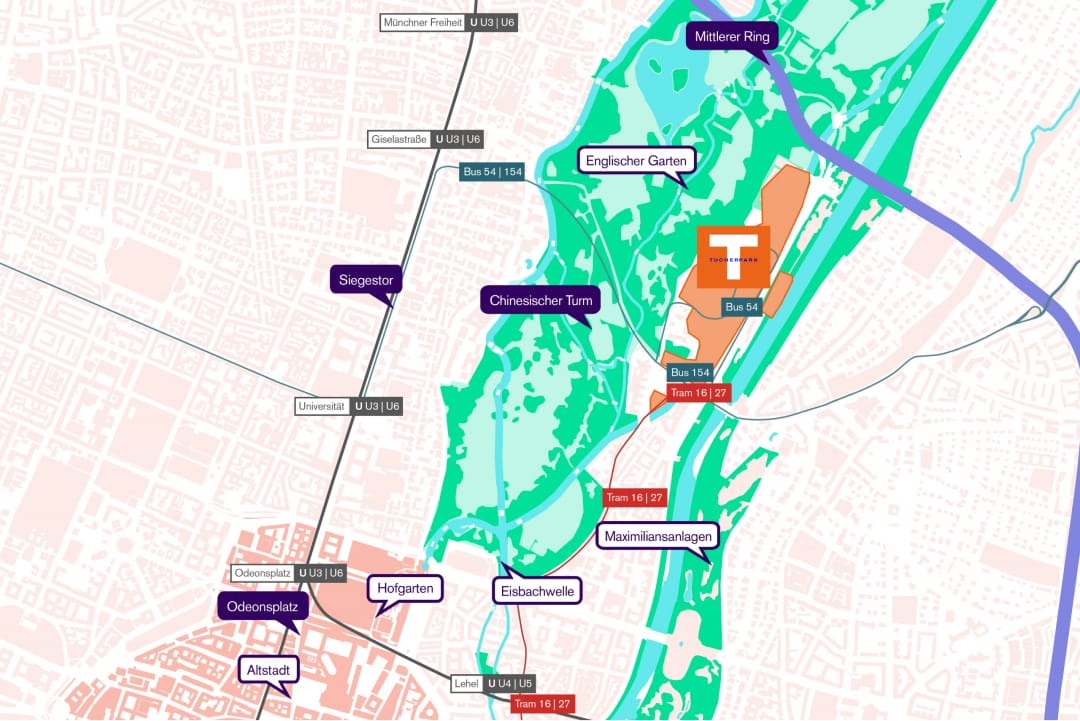 Location in the city district